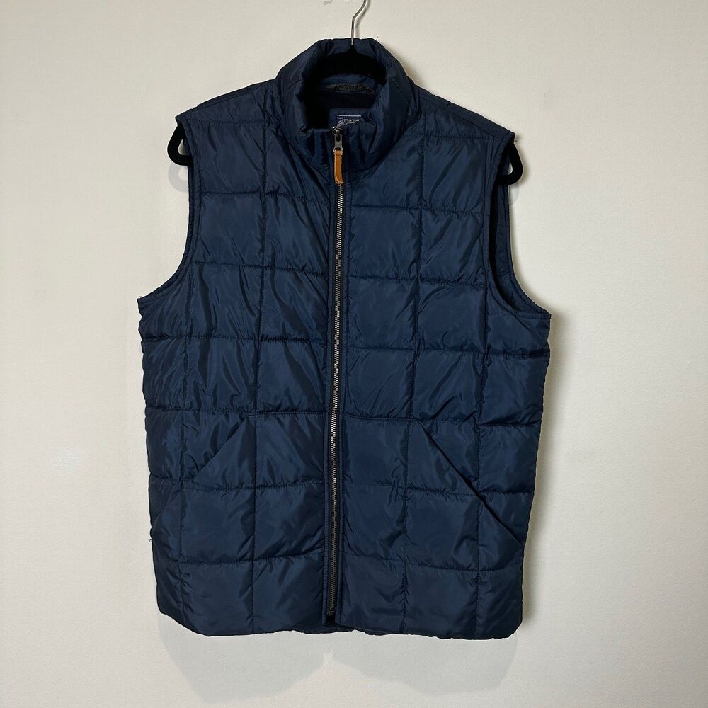 J.Crew Sportsmens Outerwear Primaloft Quilted Puffer Vest Small Navy Gorpcore